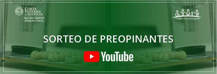 Canales de YouTube de las Cámaras de Apelación de la VI Circunscripción Judicial