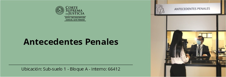 Antecedentes Judiciales en Línea Antecedentes Judiciales en Línea